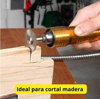 Thumbnail for Convierte Tu Taladro En Una Sierra Portatil: Kit 5 Discos Tambien Para Mototool