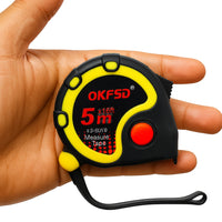 Thumbnail for Flexometro 5 Metros X 16mm Antigolpes Doble Escala Retractil