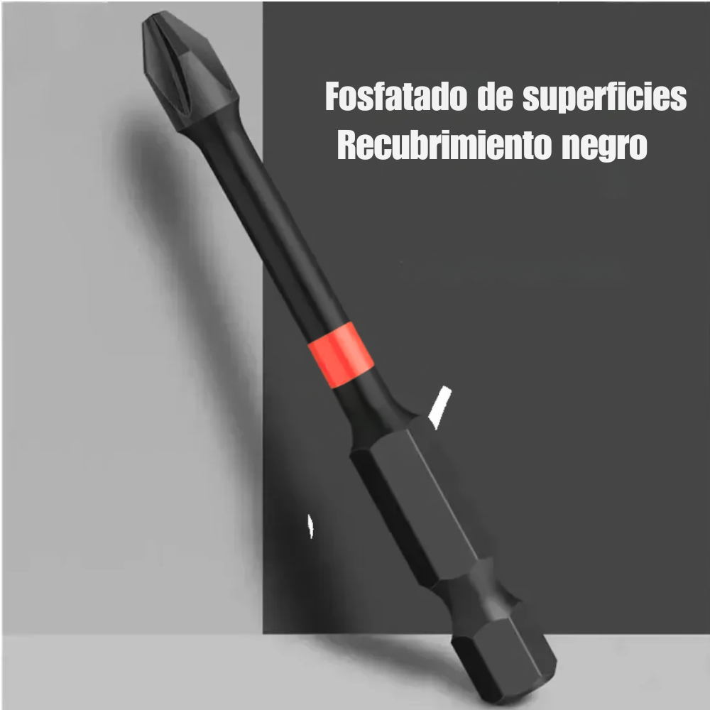 Set De Puntas Ph2 Imantadas De Impacto X10 Piezas Med 5cm