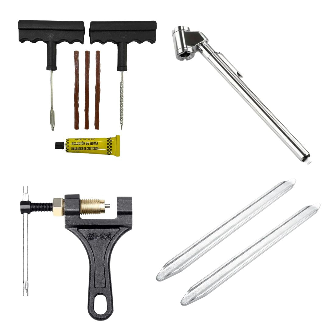 Kit Todoterreno 5 en 1 - Mechas, Calibrador, Despinador  y Palancas