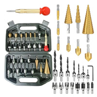 Thumbnail for Kit Profesional de Brocas Avellanadoras 26 Piezas para Carpintería de Precisión