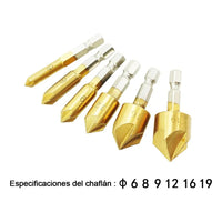 Thumbnail for Kit Profesional de Brocas Avellanadoras 26 Piezas para Carpintería de Precisión
