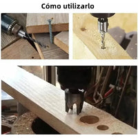 Thumbnail for Kit Profesional de Brocas Avellanadoras 26 Piezas para Carpintería de Precisión