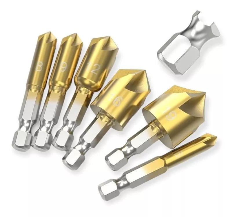 Brocas Avellanadoras Para Metal, Madera y Plastico
