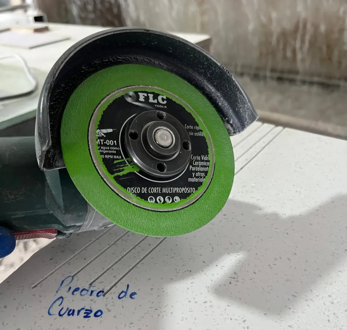 Disco Diamantado Corte Fino 4½" para Vidrio, Cerámica y Porcelanato FLC Tools | Al Por Mayor