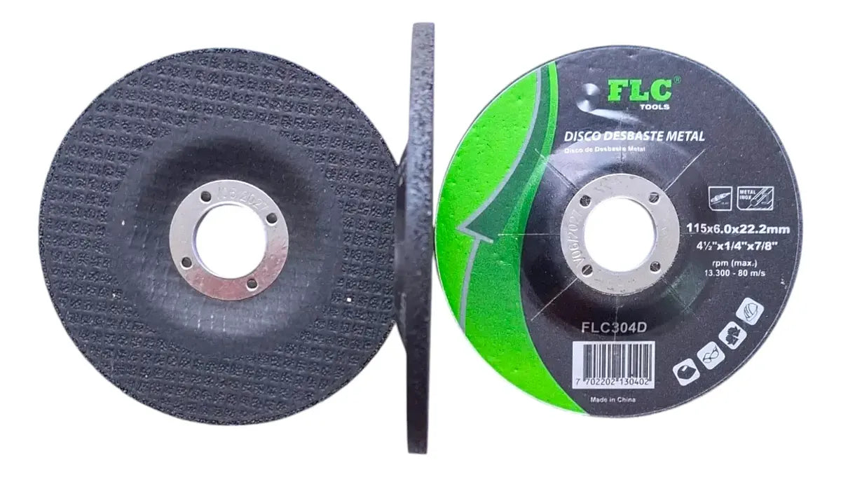 Disco para Pulir y Desbastar Metal 4½" FLC Tools | Al Por Mayor