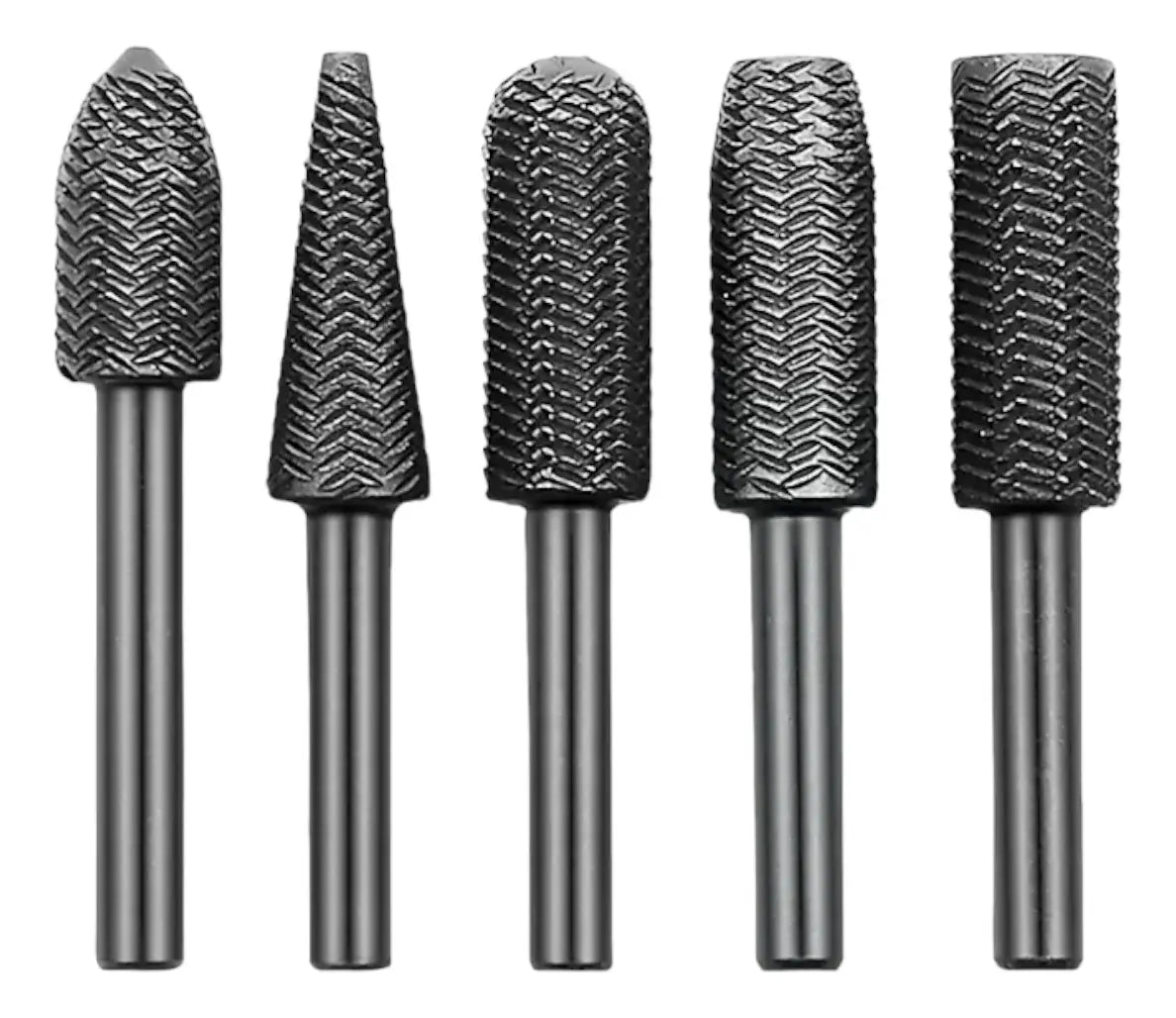 Juego de Fresas para Pulir Metal 1/4" x 5 Piezas FLC Tools | Al Por Mayor