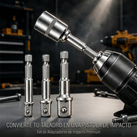 Thumbnail for adaptador de copas montado en taladro con copa de media pulgada