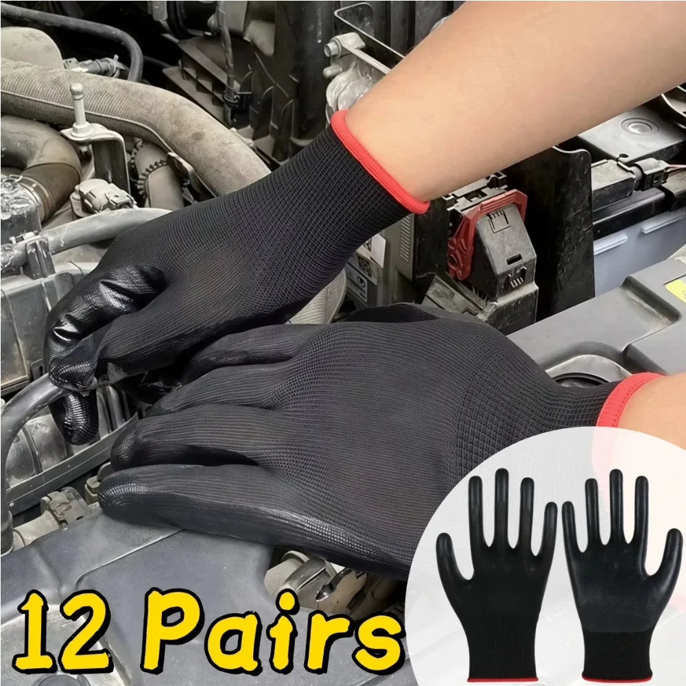 Guantes Industriales Antideslizantes | Docena x 12 Pares
