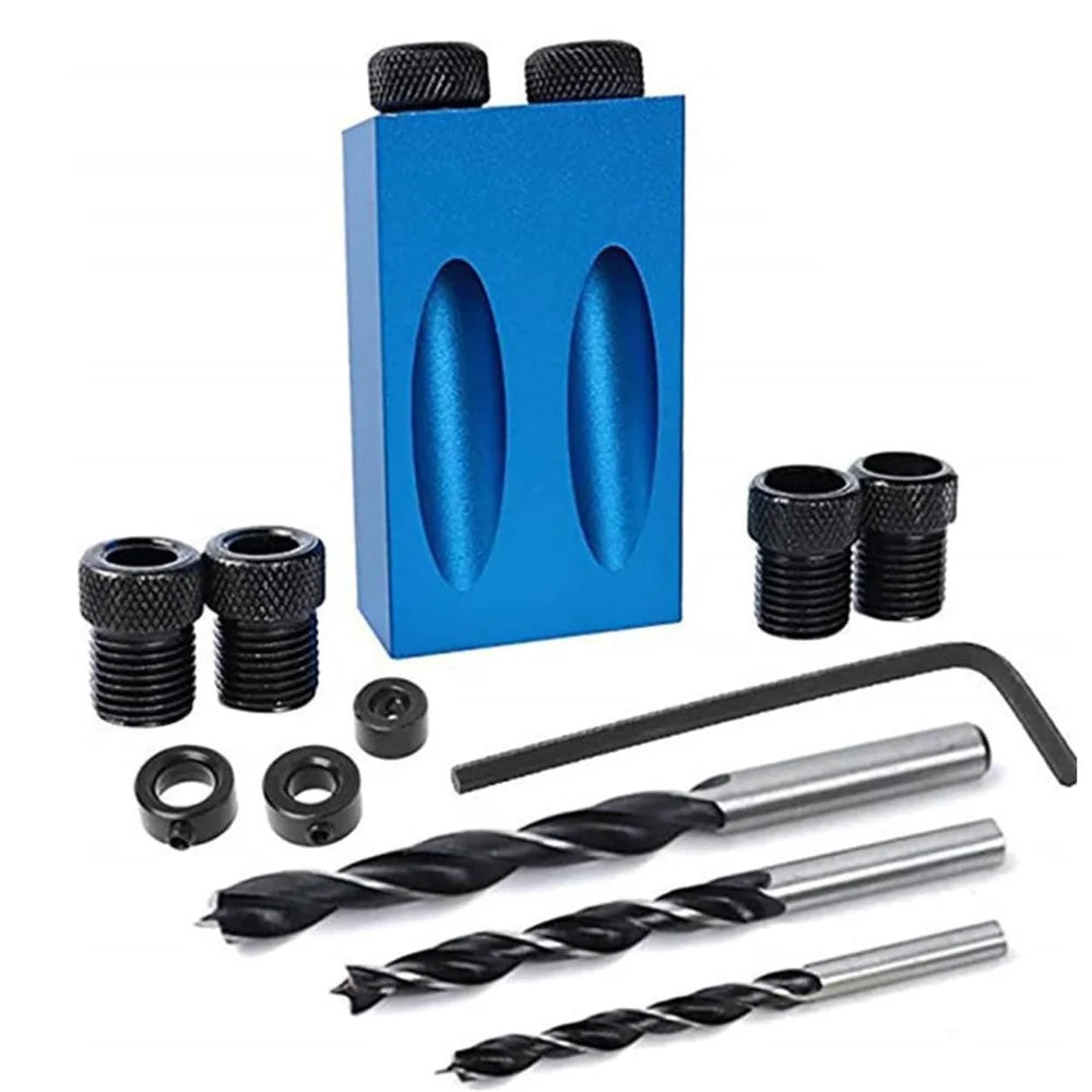 Guia Para Perforaciones En Diagonal Para Madera 14Pcs