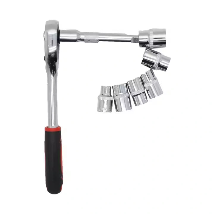 Juego De Copas Más Ratchet De Fuerza 1/2 Para Trabajo Pesado