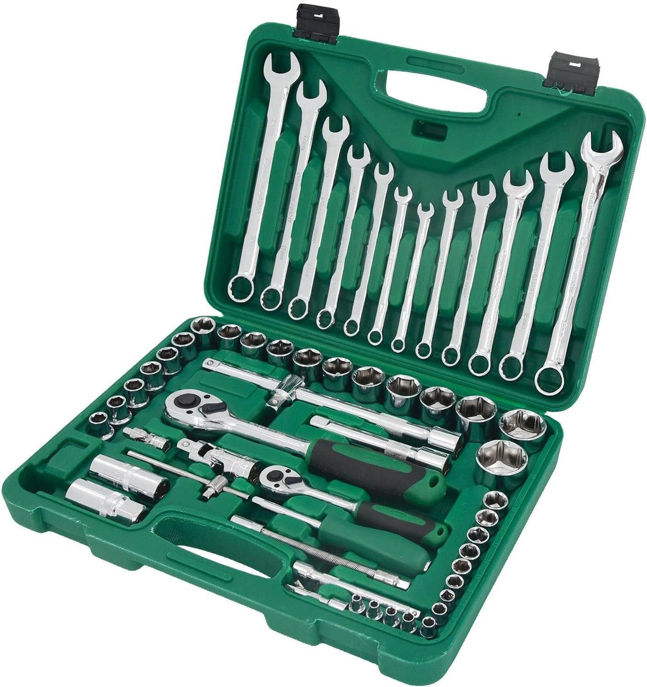 Juego De Herramientas Mecánicas De 61 Piezas 1/4" & 1/2",
