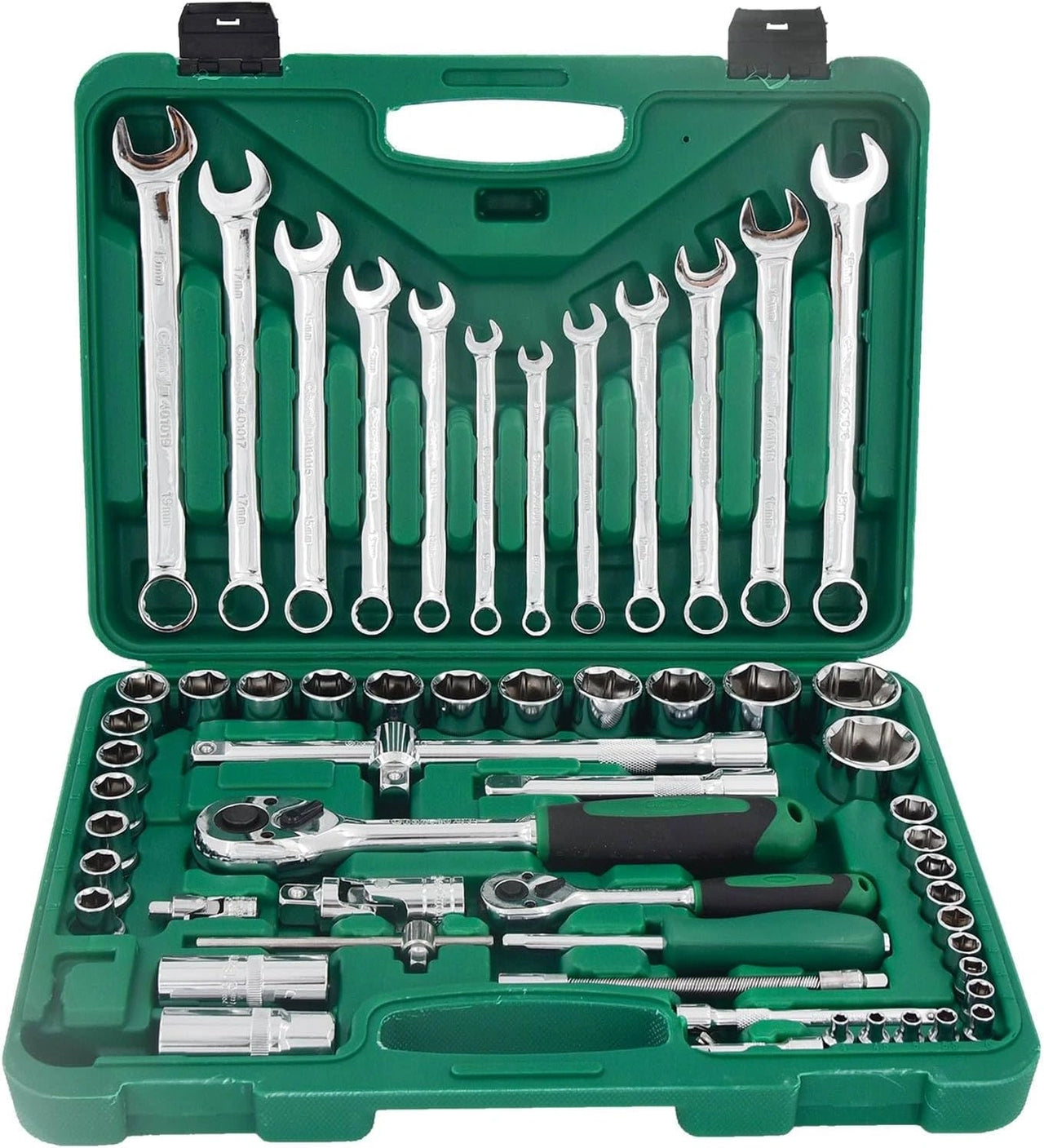 Juego De Herramientas Mecánicas De 61 Piezas 1/4" & 1/2",