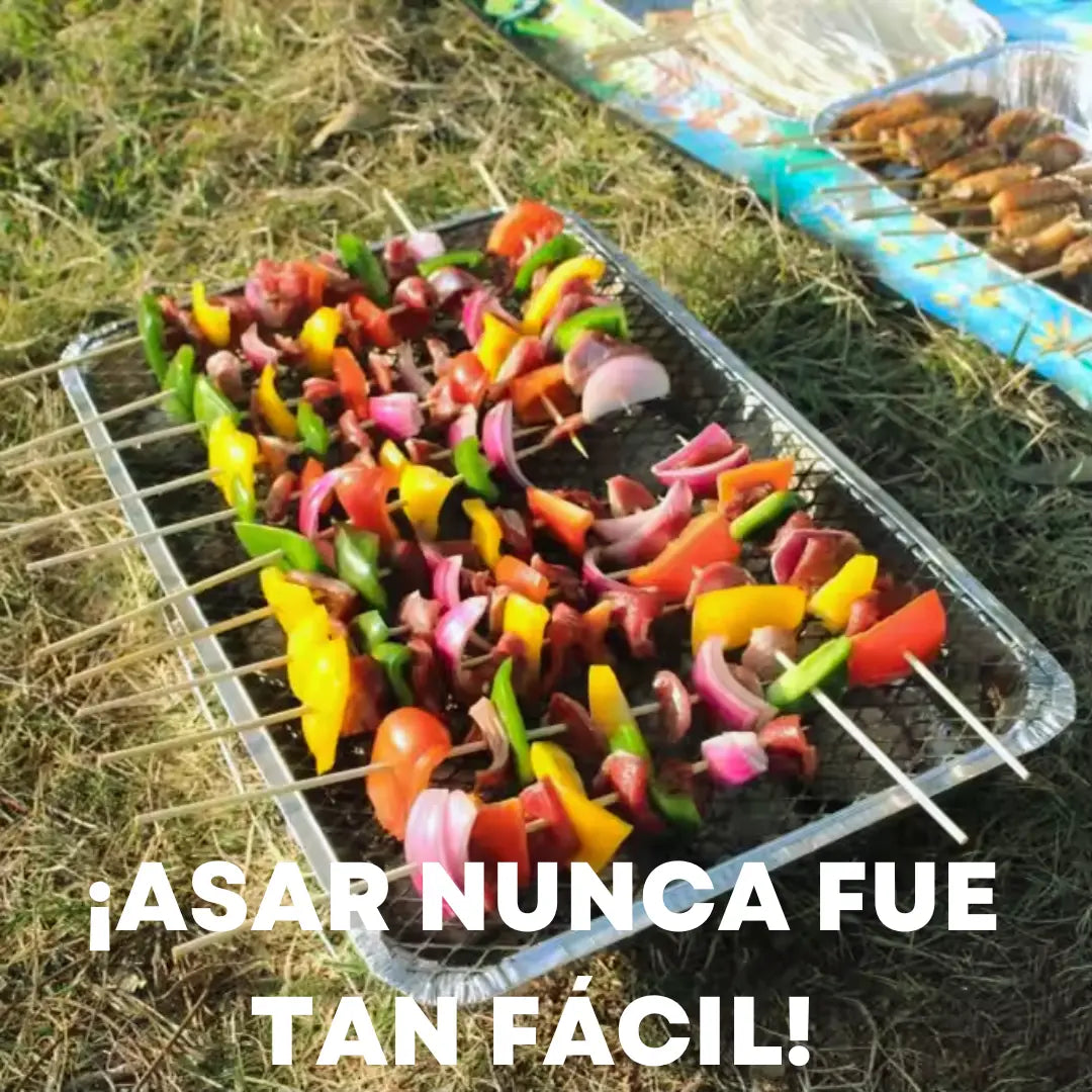 Asador Desechable Portátil - ¡Perfecto para tus Fiestas!
