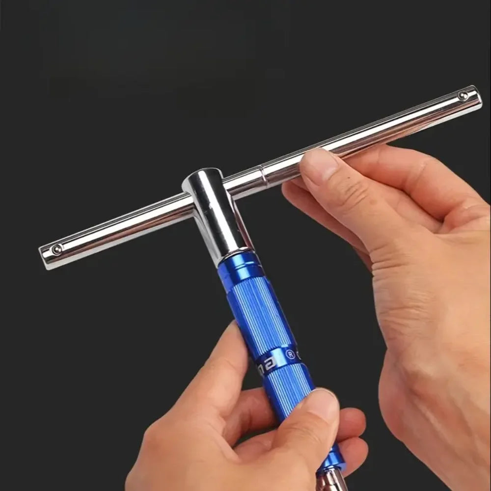 Llave Tipo T Ajustable Multiproposito 3 Cuadrantes 1/4 3/8 1/2