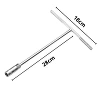 Thumbnail for Juego De Copas Hexagonales Llave Tipo T 8 Piezas Mecanica