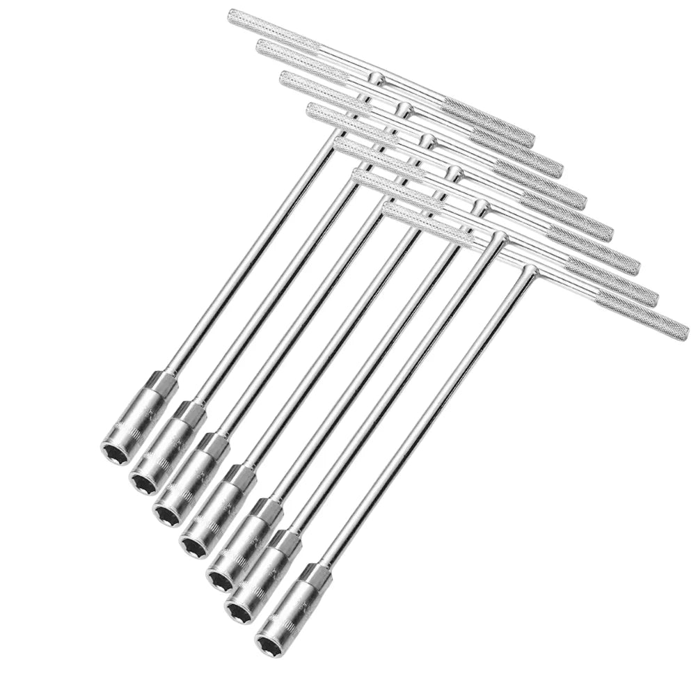 Juego De Copas Hexagonales Llave Tipo T 8 Piezas Mecanica