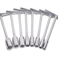 Thumbnail for Juego De Copas Hexagonales Llave Tipo T 8 Piezas Mecanica