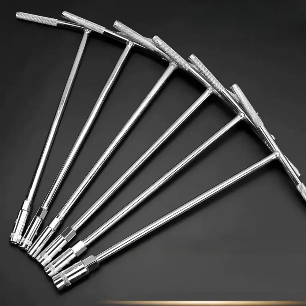 Juego De Copas Hexagonales Llave Tipo T 8 Piezas Mecanica