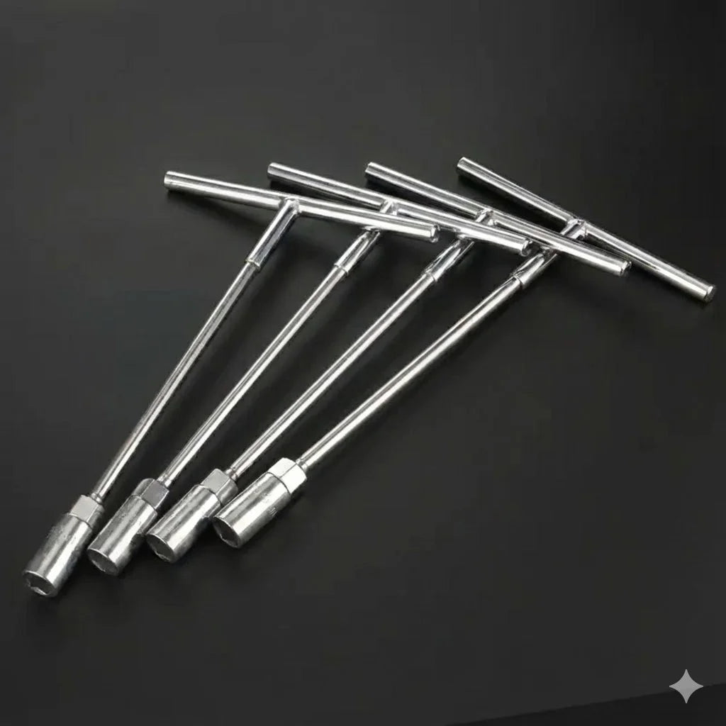 Juego De Copas Hexagonales Llave Tipo T 8 Piezas Mecanica