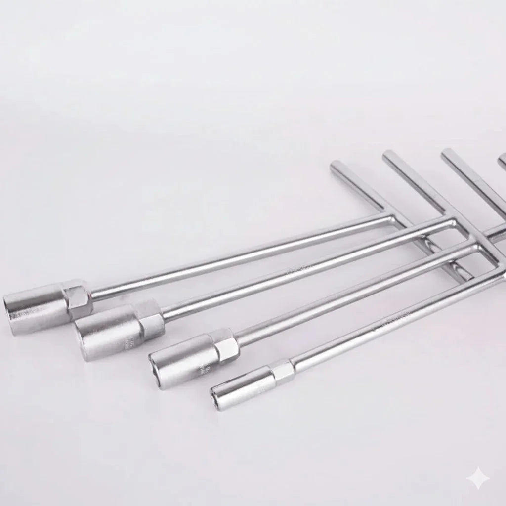 Juego De Copas Hexagonales Llave Tipo T 8 Piezas Mecanica