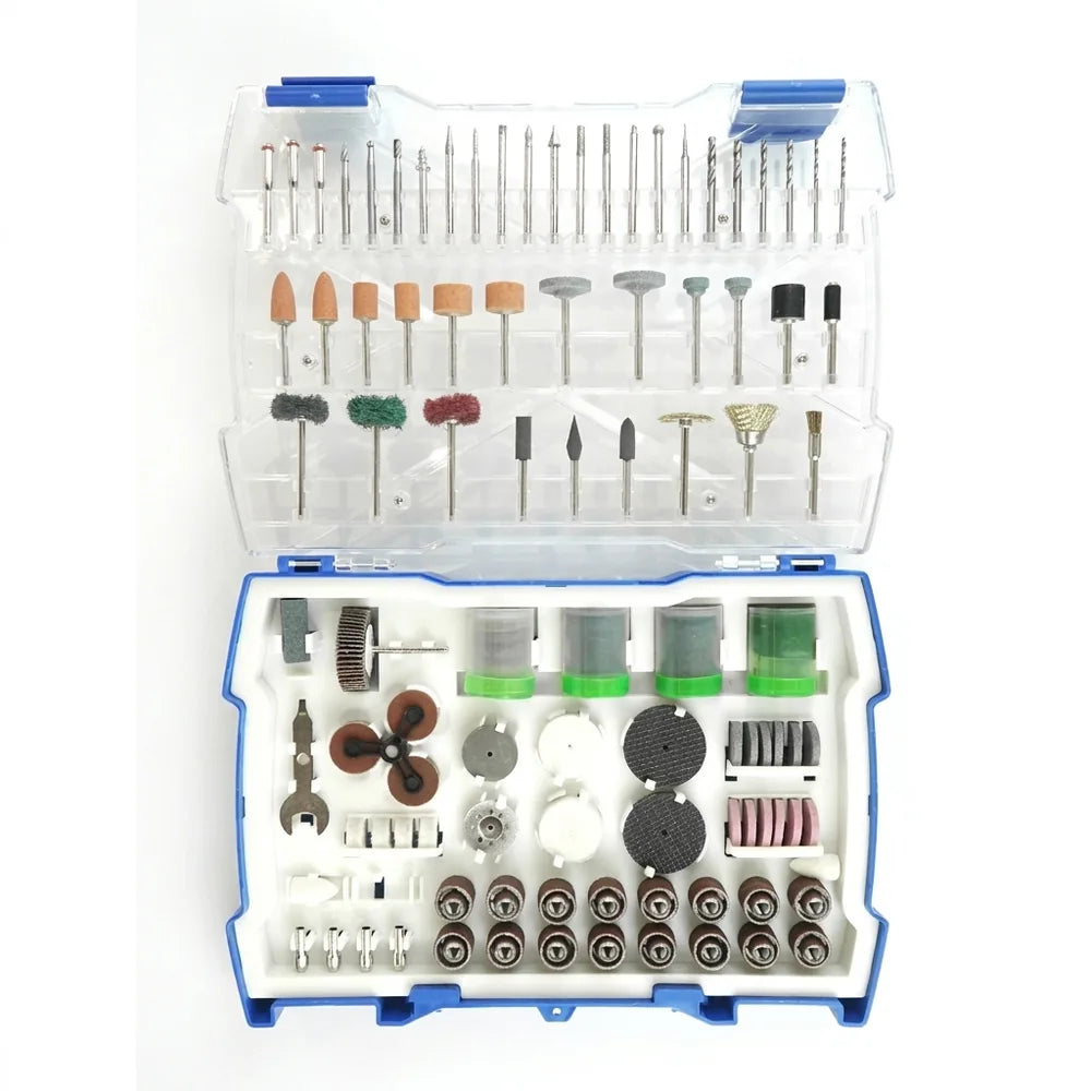 Kit de discos y brocas para mototool 268 piezas listo para usar