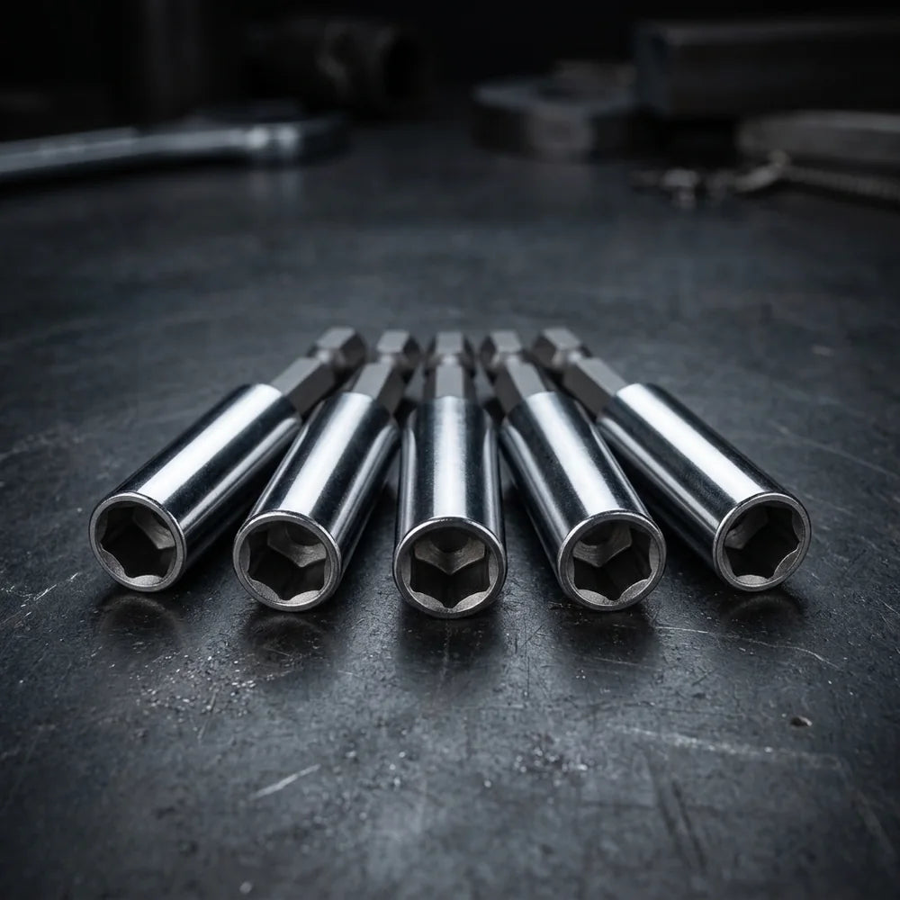 5 porta puntas magnéticos para taladro con boca hexagonal