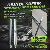 2 Palancas Desmonta Llantas de Moto con Menos Esfuerzo y sin Dañarlas