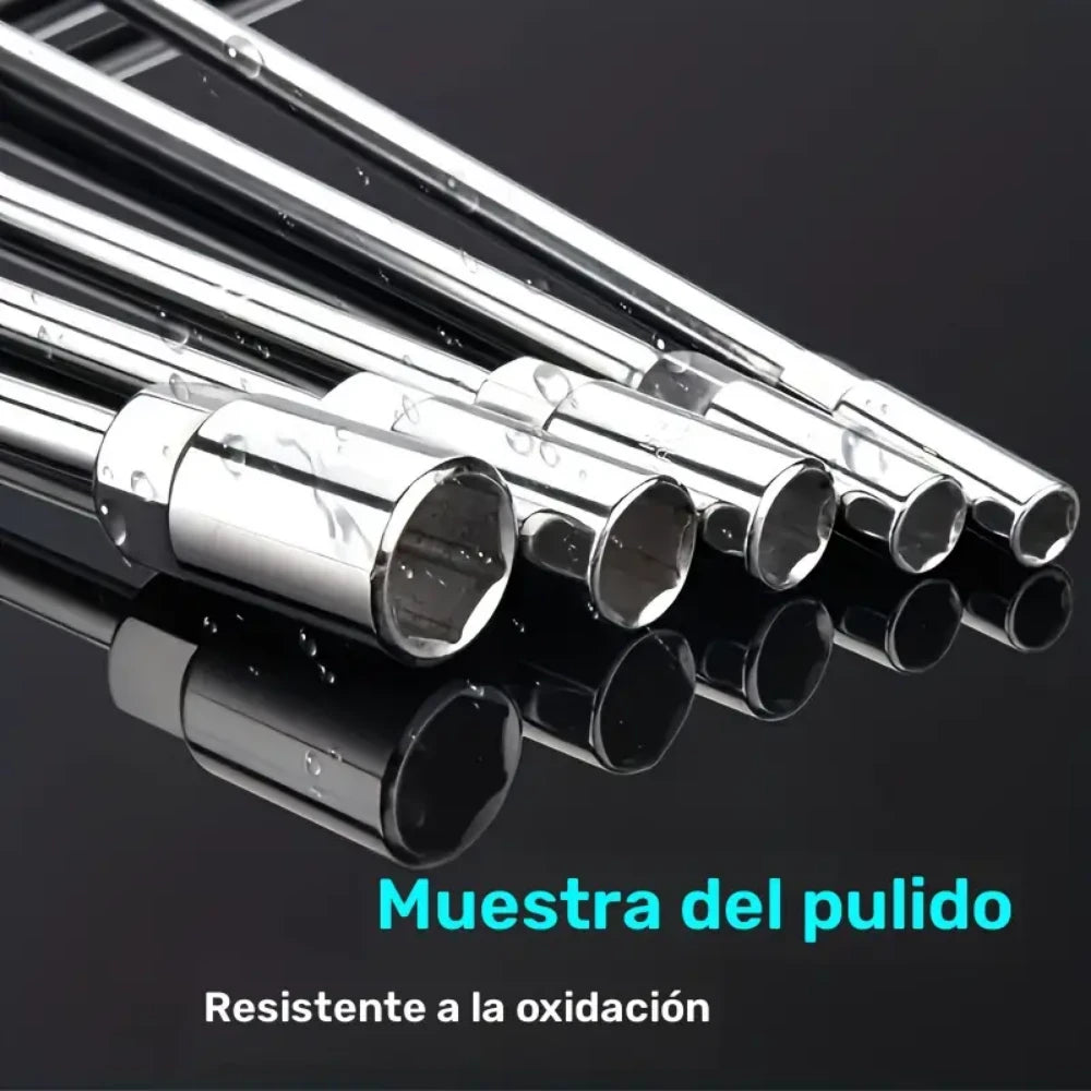 Juego De Copas Hexagonales Llave Tipo T 8 Piezas Mecanica