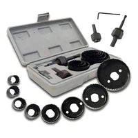 Thumbnail for Kit Sierra Copa 11 Piezas 19–64 mm Acero al Carbono
