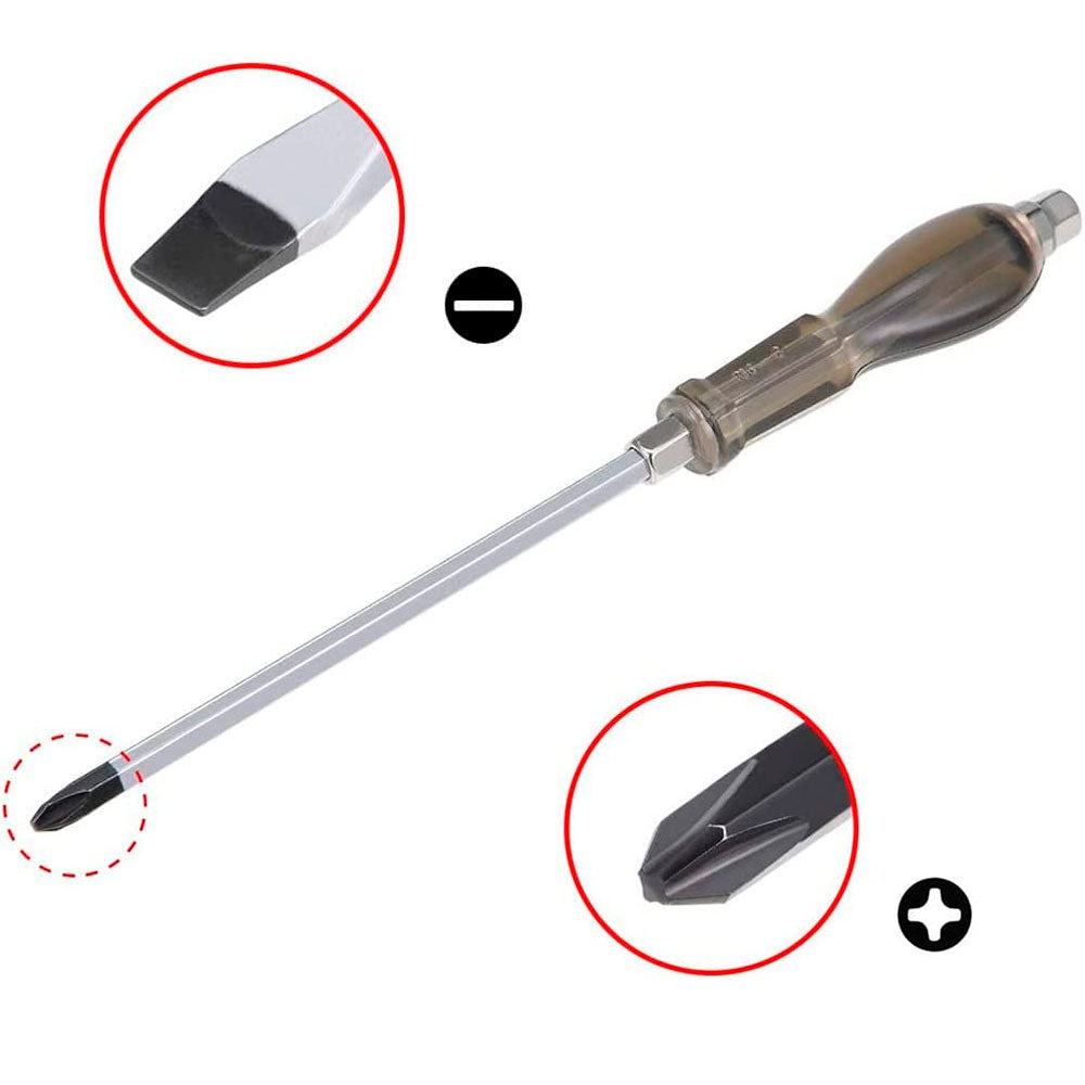 Set Destornillador Impacto Golpe Fulcor Herramienta 6 Piezas