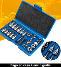 Thumbnail for Juego Copas y Puntas Torx 34pcs Hembra y Macho