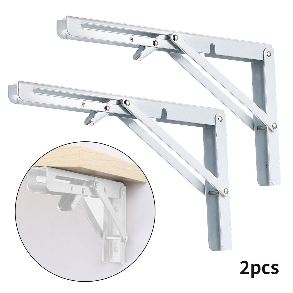 Pie Amigo Plegable Soporte Abatible 2 Pcs  *No incluye tabla*