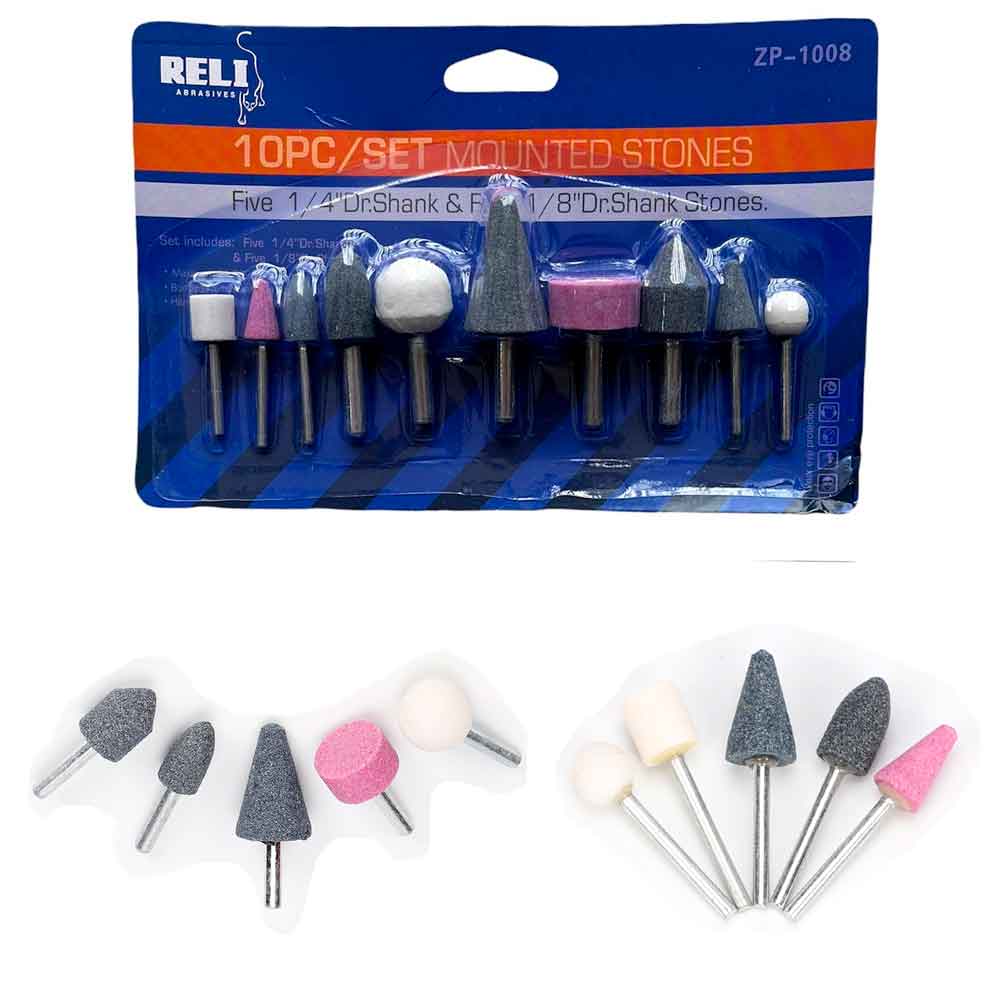 Juego De Brocas Pulidoras Para Amoladora De Troquel O Taladro 10 pcs