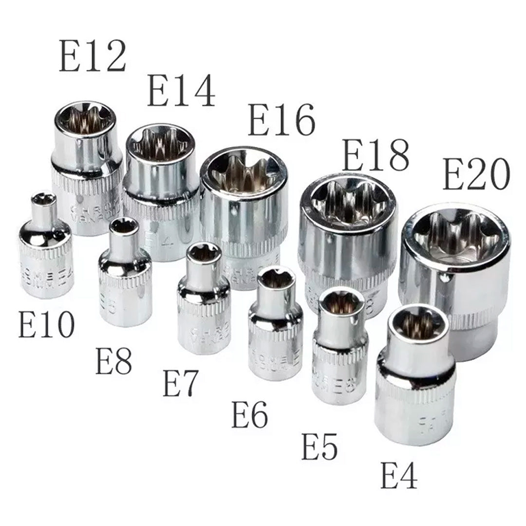 Juego De Puntas Y Copas Torx 30 Piezas