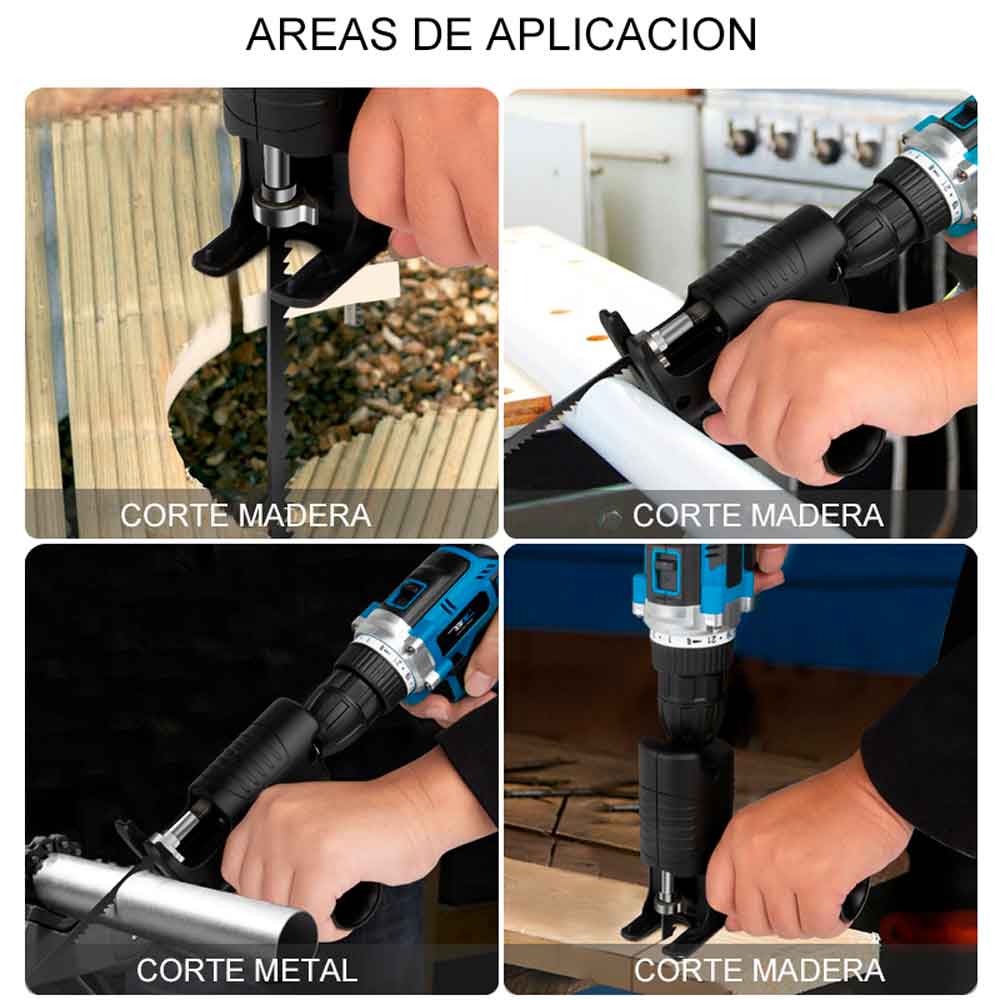 adaptador caladora para taladro