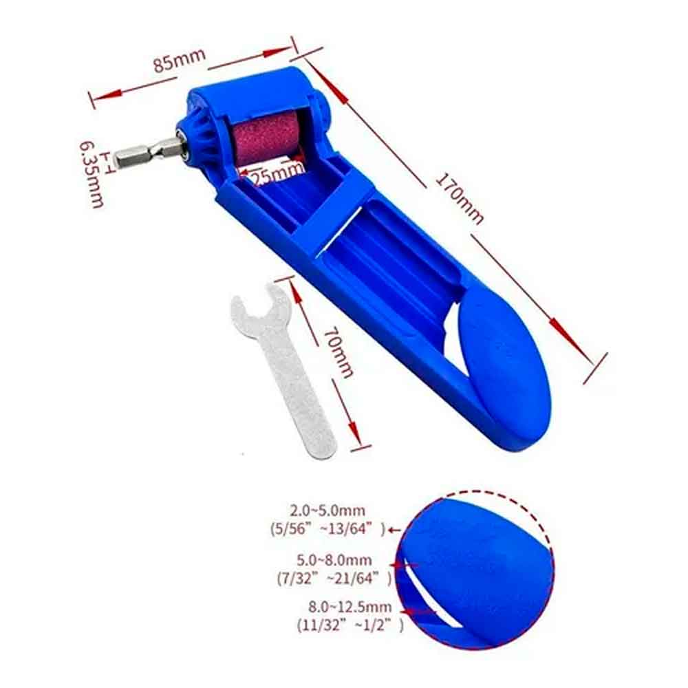 Afilador Brocas Metal Manual Portatil Drilll Bit De 2 A 12.5 Mm