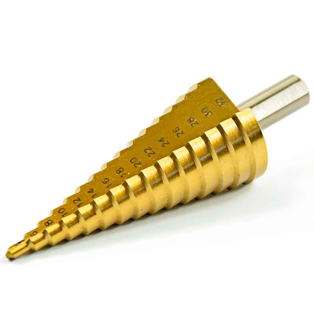 Brocas Escalonadas Hss Juego 3 Piezas Para Madera Metal PVC Y Mas