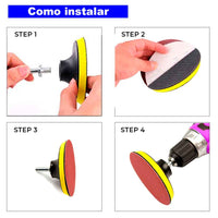 Thumbnail for Disco Soporte De Velcro + 10 Repuestos De Lijas