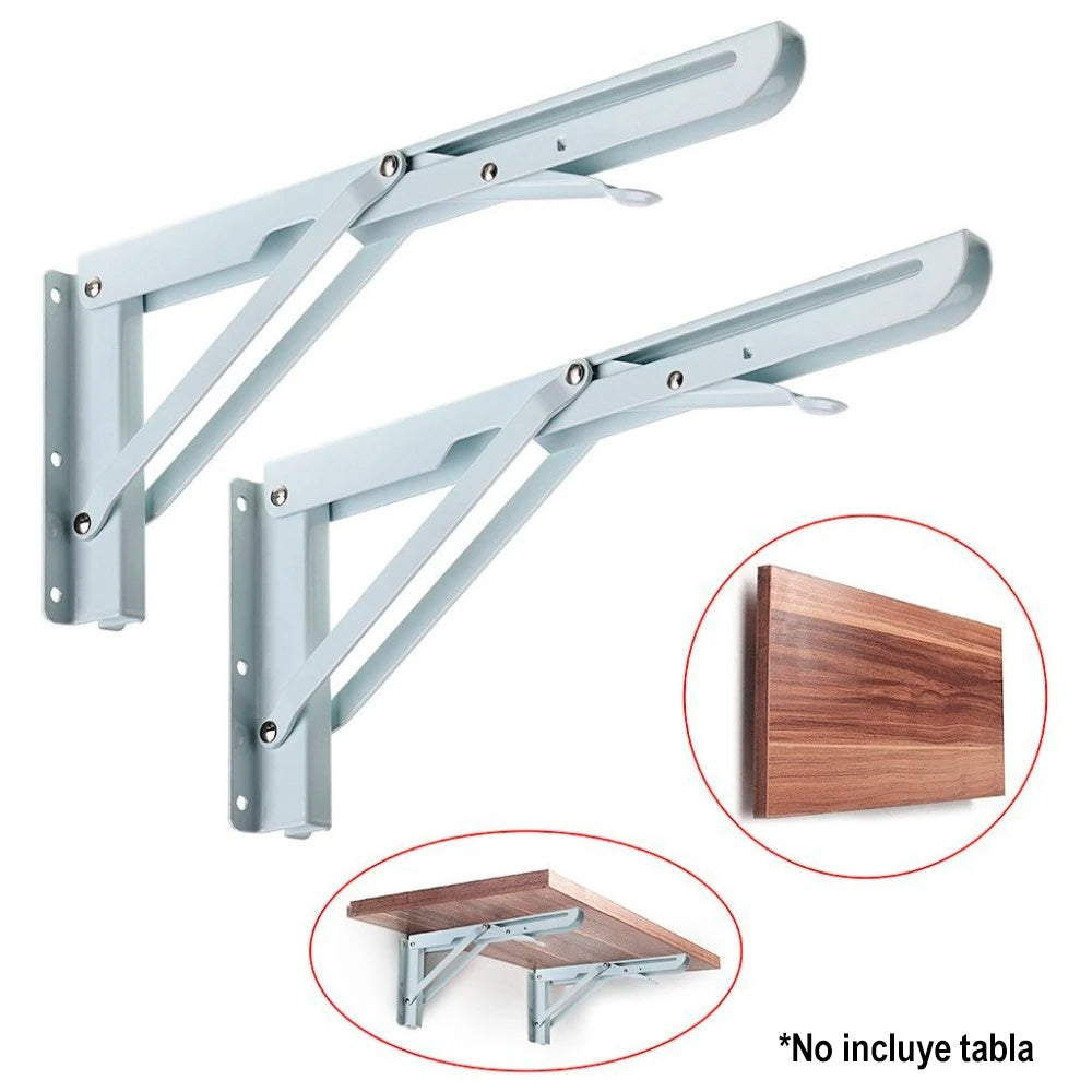 Pie Amigo Plegable Soporte Abatible 2 Pcs  *No incluye tabla*