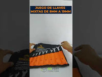 Llaves Mixtas Juego 8 Piezas Brickell de 8 a 19mm