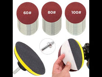 Disco Soporte De Velcro + 5 Repuestos De Lijas