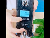 Bascula Colgante Balanza Digital Pequeña De Grúa Lcd De 500 Kg