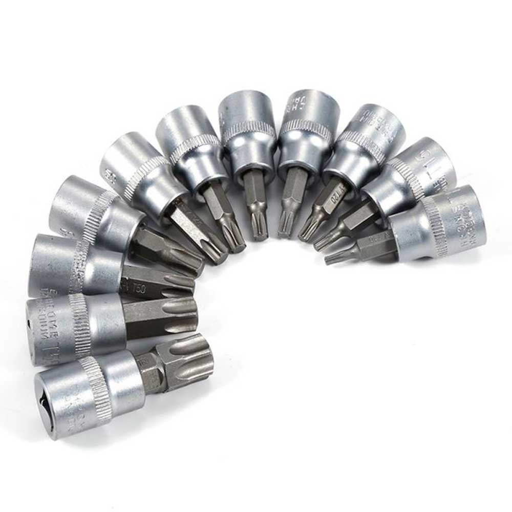 Juego Copas y Puntas Torx 34pcs Hembra y Macho