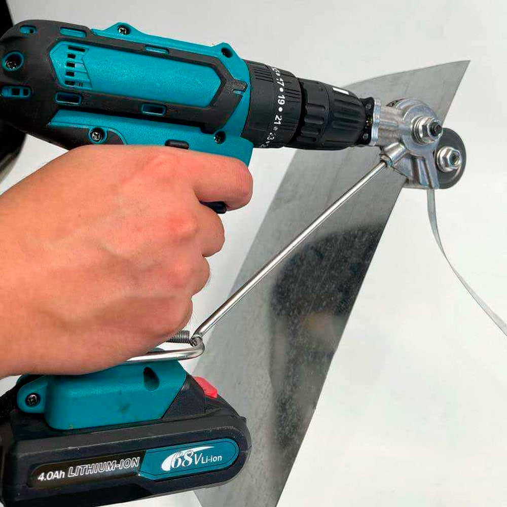 Adaptador a taladro para corte de laminas